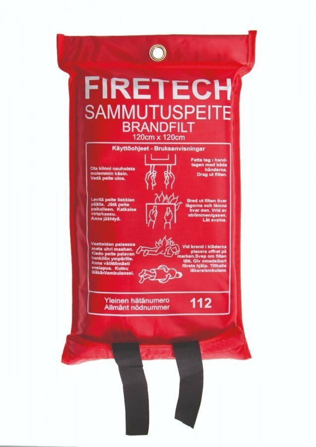 Firetech Sammutuspeite 120x120 Cm Sammutinhuolto24 Firetech Sammutuspeite 120x120 Cm Sammutinhuolto24