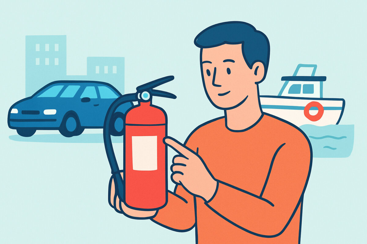 Sammutin autoon ja veneeseen – käyttötarkoitukset