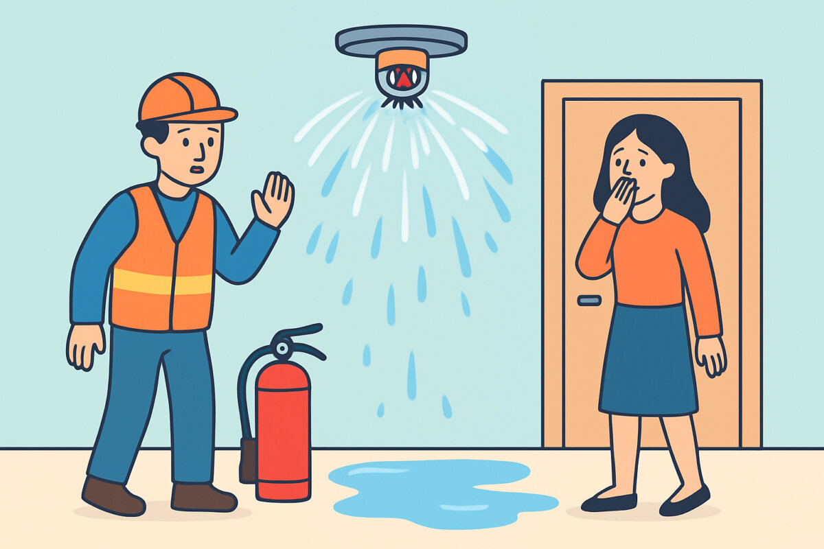 Sprinklerin laukeamisen syyt – käytännön tilanteet